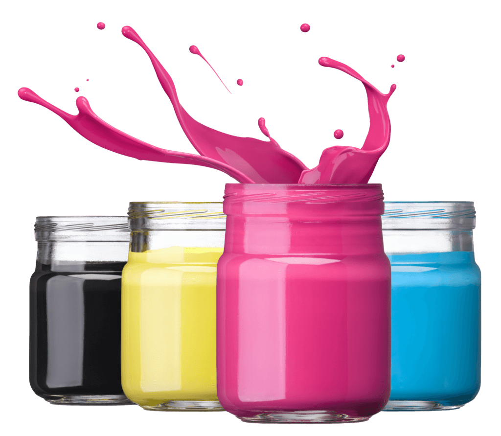 Ink bottle illustration